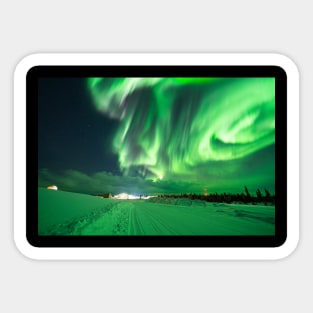 Rare Cinnamon Roll Aurora Borealis Sticker